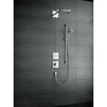Потолочная душевая лейка Hansgrohe Raindance Select E300 3JET с держателем